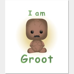 I am nice groot Posters and Art
